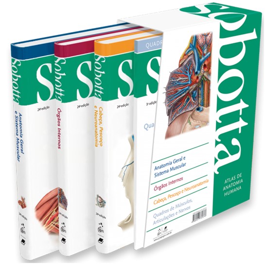 Atlas de Anatomia Humana - 3 Vols.