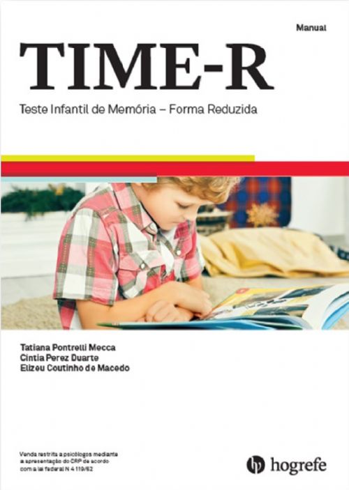 TIME-R - Bloco De Respostas - Teste Infantil De Memória - Forma Reduzida