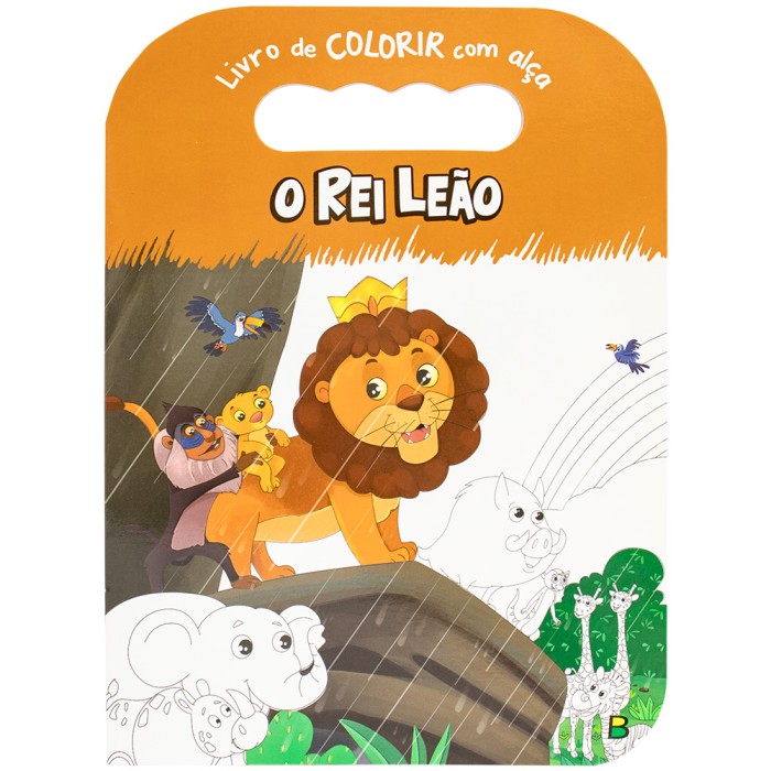 Livro de Colorir Com Alca: o Rei Leão
