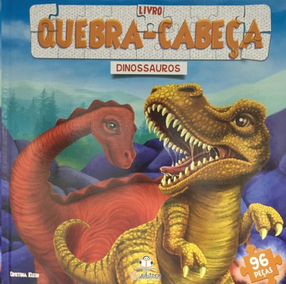 Livro Quebra-Cabeça Grande: Dinossauros