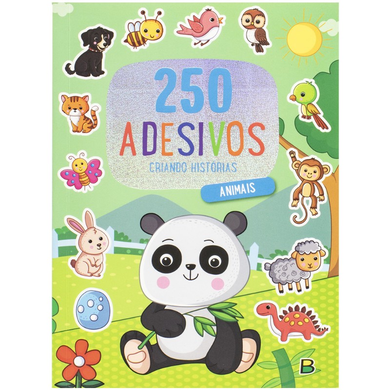 250 Adesivos - Criando Histórias: Animais