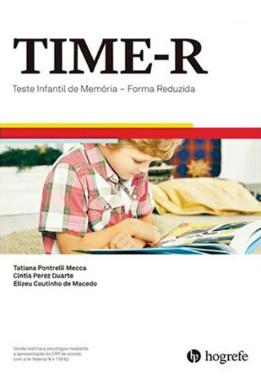 TIME- R - Manual - Teste Infantil De Memória - Forma Reduzida