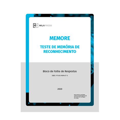 MEMORE - Bloco De Respostas - Teste Da Memoria De Reconhecimento