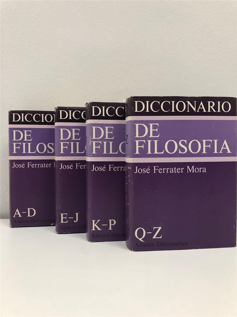 DICCIONARIO DE FILOSOFIA  - 4 VOLUMES