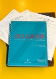 ZULLIGER - Forma Individual -  Manual C/ 5 Fls- No Sistema Compreensivo