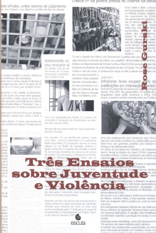 TRES ENSAIOS SOBRE JUVENTUDE E VIOLENCIA