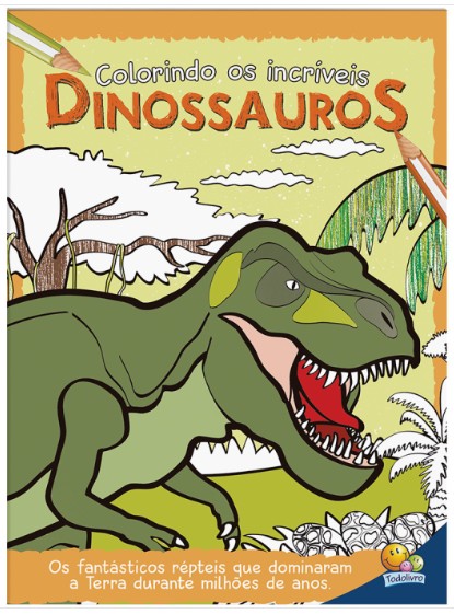 Colorindo os Incríveis Dinossauros