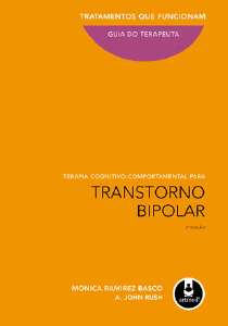 TERAPIA COGNITIVO-COMPORTAMENTAL P TRANSTORNO BIPOLAR-TRATAMENTOS QUE/USADO