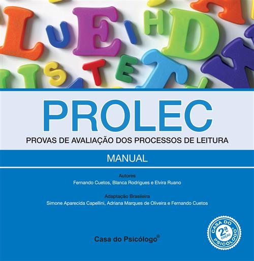 PROLEC - Protocolo De Registro - Folha De Resposta - Provas De Avaliação Dos Processo De Leitura