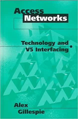 ACCESS NETWORKS - TECHNOLOGY AND V5 INTERFACING