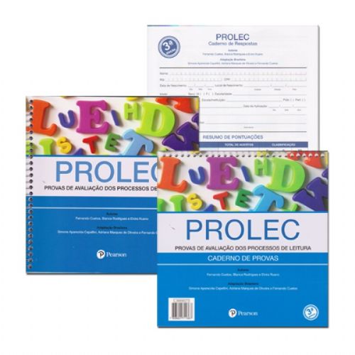 PROLEC - Kit -  Provas De Avaliação De Processos De Leitura