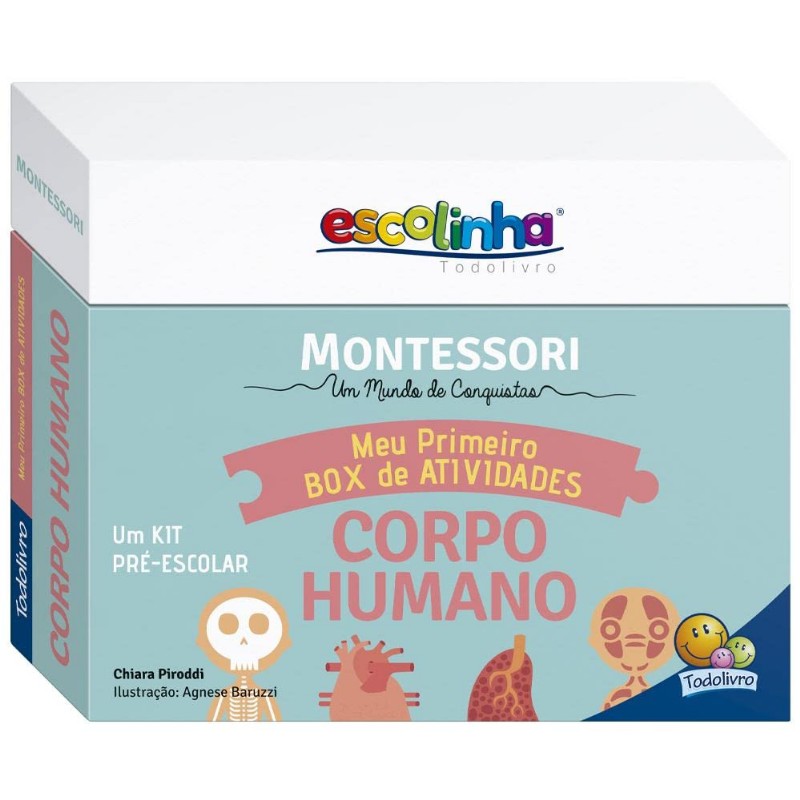 Montessori Meu Primeiro Box de Atividades - Corpo Humano
