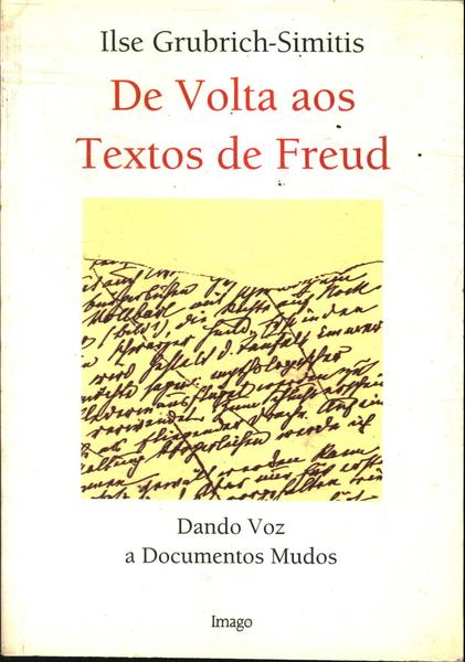 De Volta Aos Textos De Freud