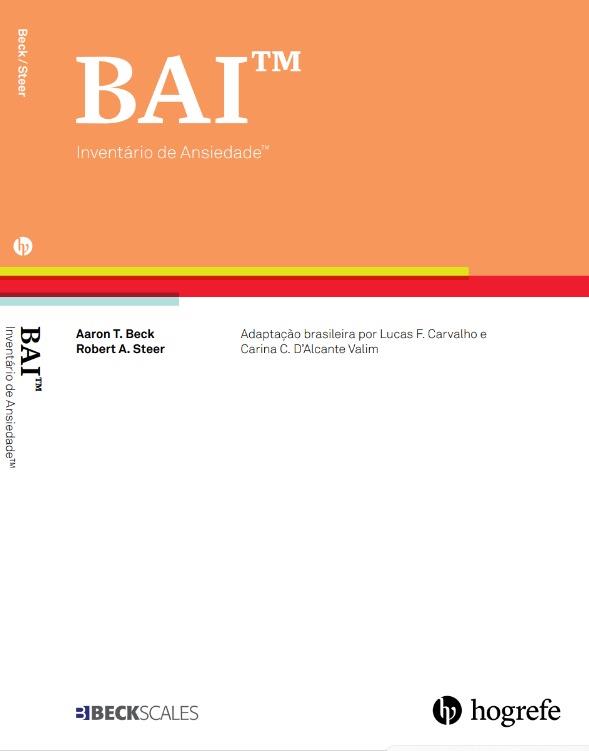 Escalas Beck - BAI - Manual - Inventario De Ansiedade Atualizado