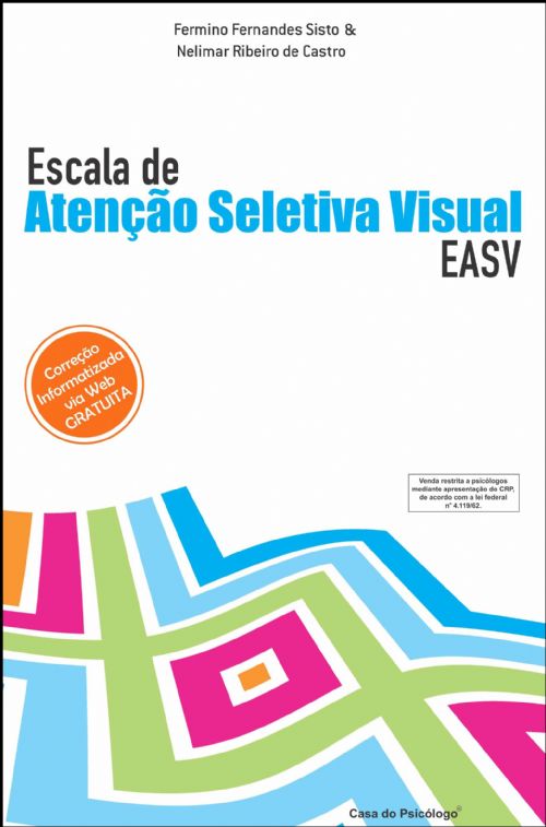 EASV - Cadernos De Aplicação - Escala De Atenção Seletiva Visual