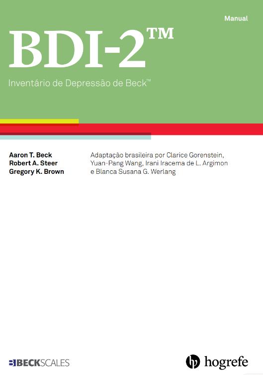 Escalas Beck BDI-2 - Kit Completo - Inventário de Depressão de Beck Atualizado