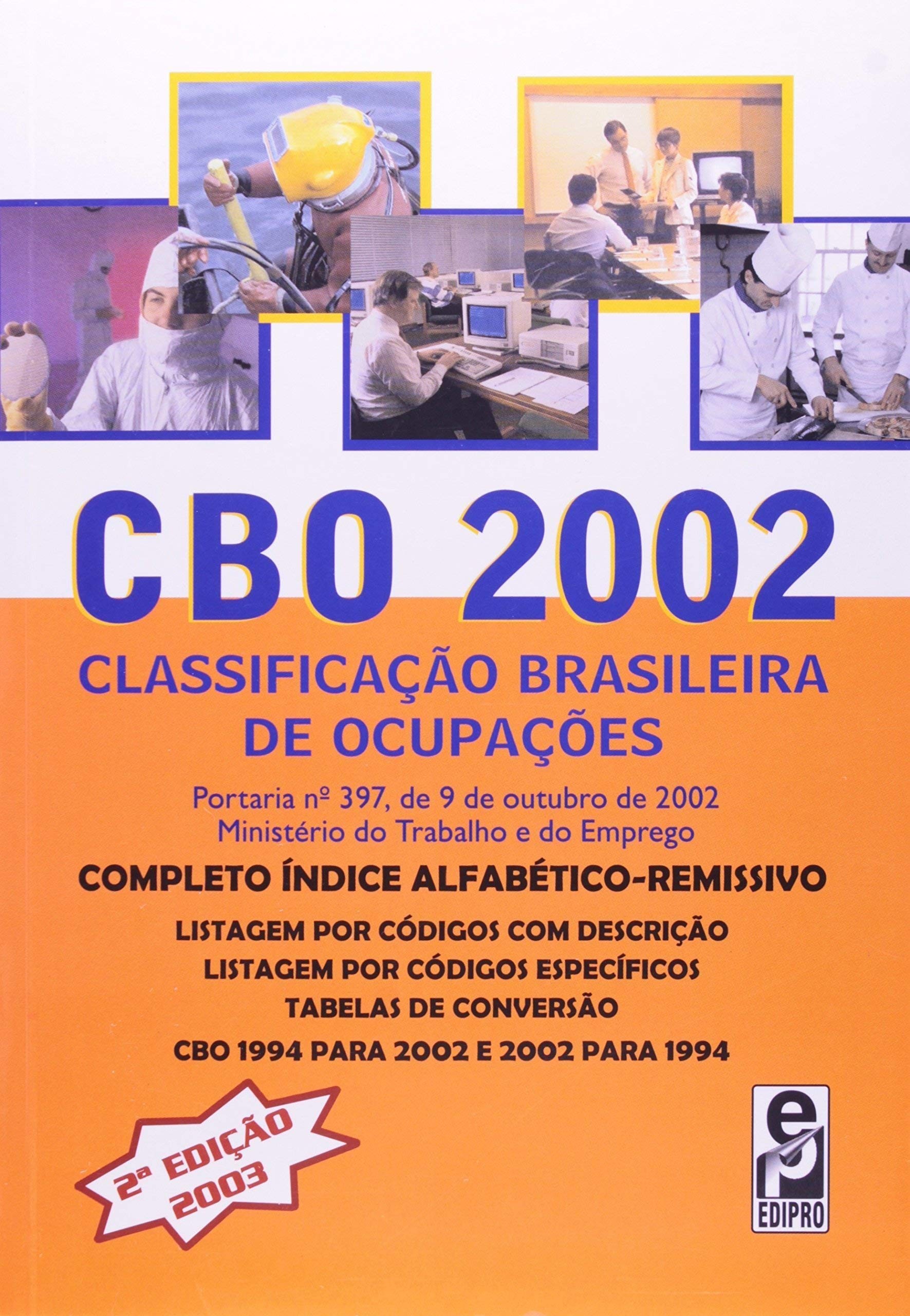 CBO 2002 - Classificação Brasileira de Ocupações