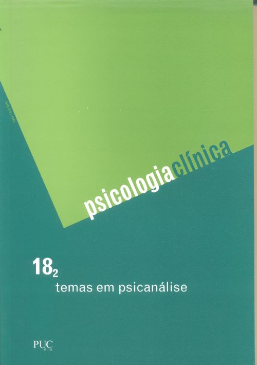 Psicologia Clínica: Temas Em Psicanálise - 18.2