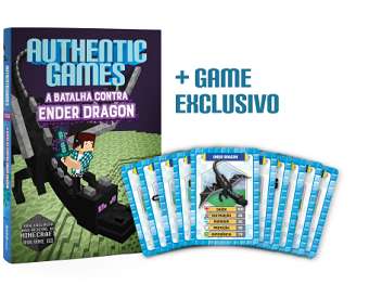 Authenticgames - A Batalha Contra Ender Dragon - Vol. III + Game Exclusivo