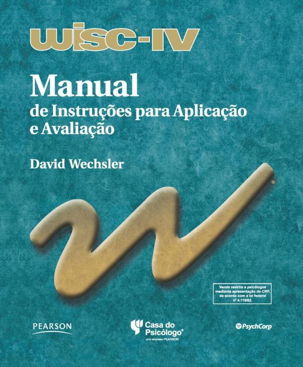 WISC IV - Manual De Instruções Para Aplicação