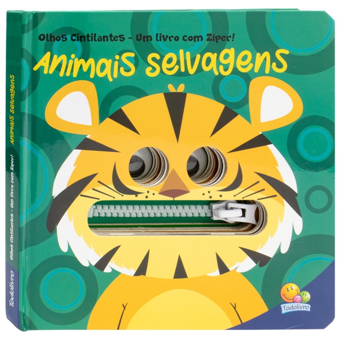 Olhos Cintilantes Um Livro com Zíper: Animais Selvagens