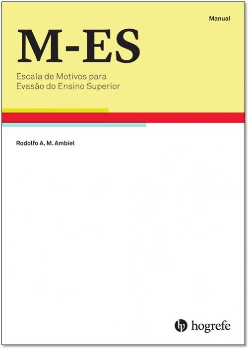 M-ES - Manual - Escala De Motivos De Evasão Do Ensino Superior